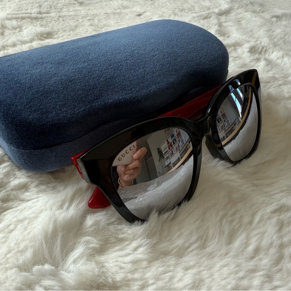 Gucci Mirror Silver Sunglasses